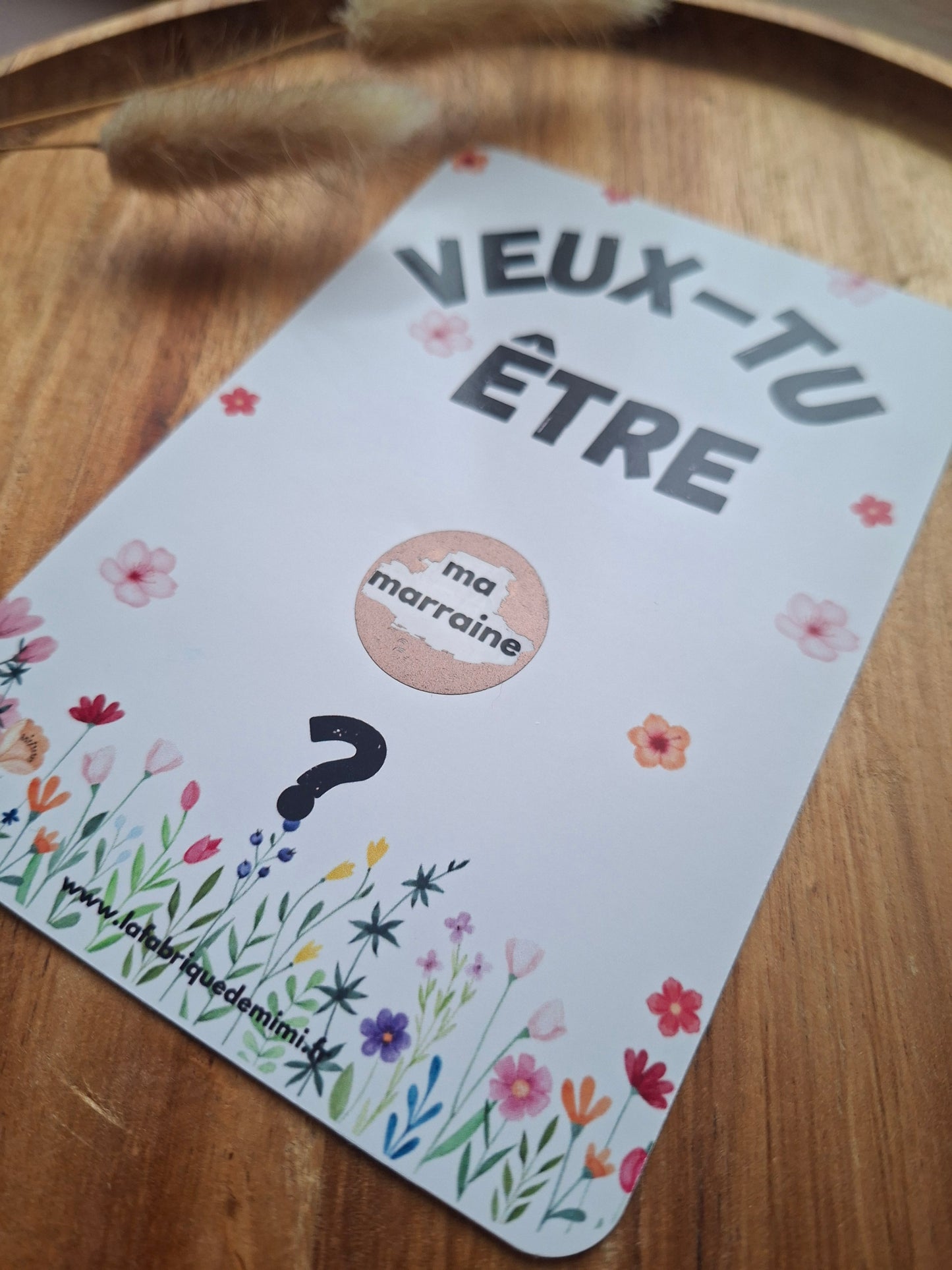 Carte à gratter annonce