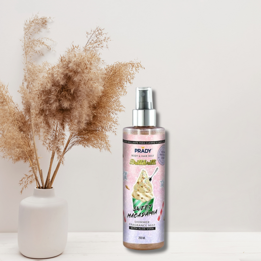 Brume scintillante SWEET MACADAMIA