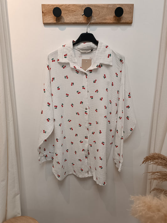 Chemise CHERRY gaz de coton