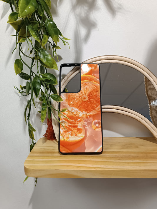 Coque SAMSUNG GALAXY S ORANGE SANGUINE