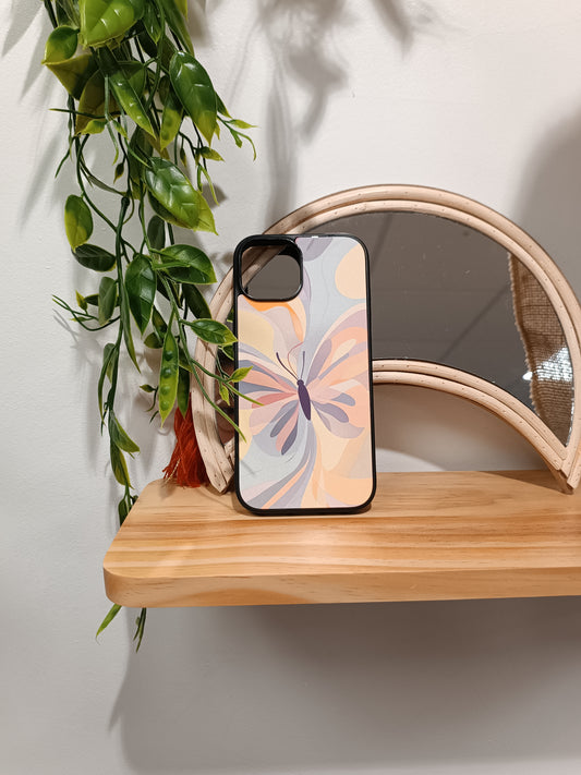 Coque SAMSUNG GALAXY S PASTEL BUTTERFLY