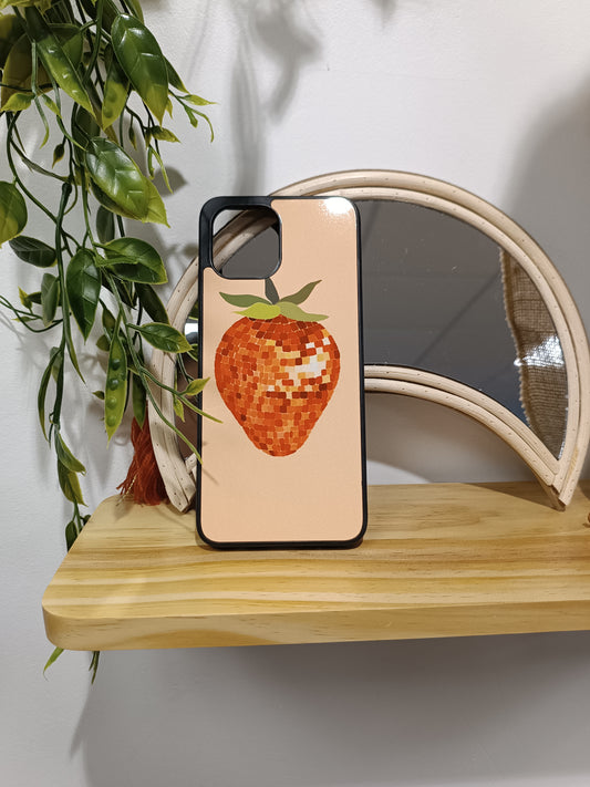 Coque SAMSUNG GALAXY S DISCO FRAISE