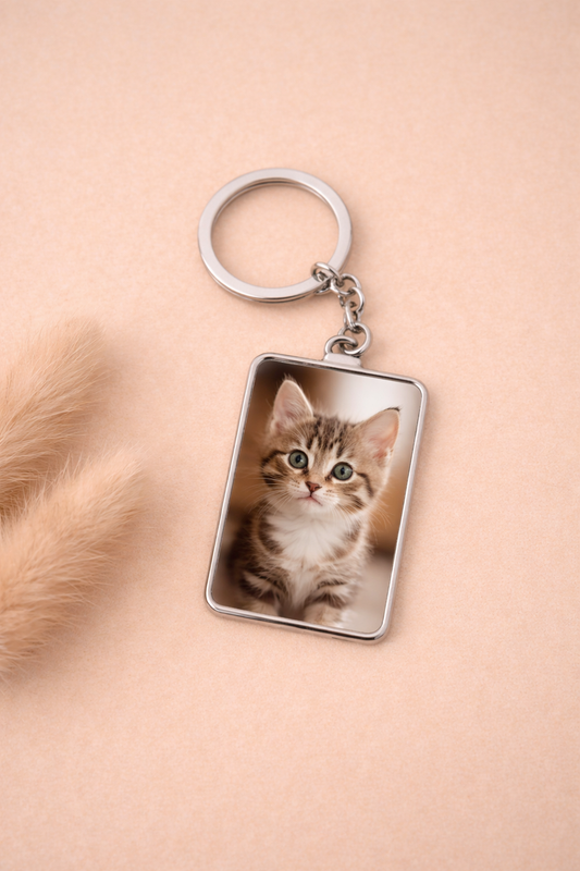 Porte-clé Rectangle photo