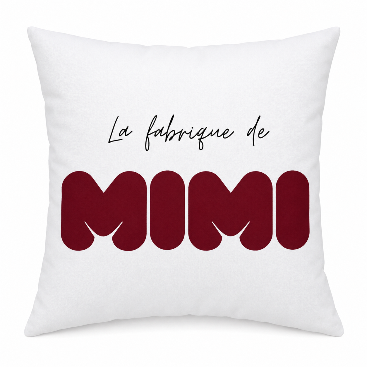 Housse de coussin personnalisable 40 cm x 40 cm
