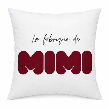 Housse de coussin personnalisable 40 cm x 40 cm