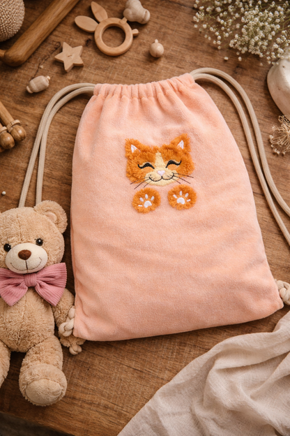 Sac à doudou CHAT 3D